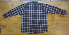 Ariat Shirt Adult XL Brown Plaid Pro Series Western Ranch Gusset Rodeo Mens XL