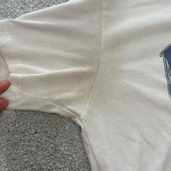Wonder-nation Men’s White and Cream T-shirt