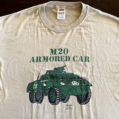 Vintage M20 Armored Car Tee Shirt Size XL Classic 2009 Military Great Condition