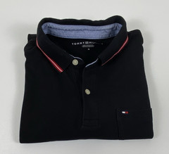 Tommy Hilfiger Men’s Polo Shirt Black Short Sleeve size M