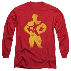 THE FLASH FLASH KNOCKOUT Licensed Men’s Long Sleeve Graphic Tee Shirt SM-3XL