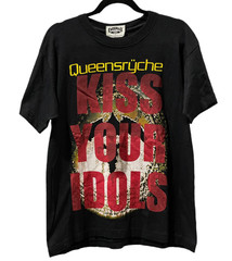 Queensryche Rock band Kiss Your Idols Basic Style T shirt Vtg NH28336