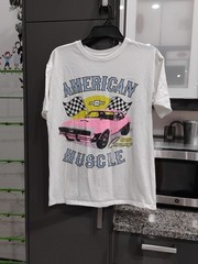Vintage American Muscle Car Graphic T-Shirt Size XXL G220