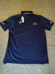 Men’s Adidas Dark Navy Blue Short Sleeve Polo Golf Shirt Size Large NWT