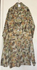 3 Vintage Australian Army military aussie camo BDU combat shirts S