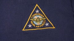 Commander Naval Air Forces Shirt Mens Large Blue Force Supply Long Sleeve