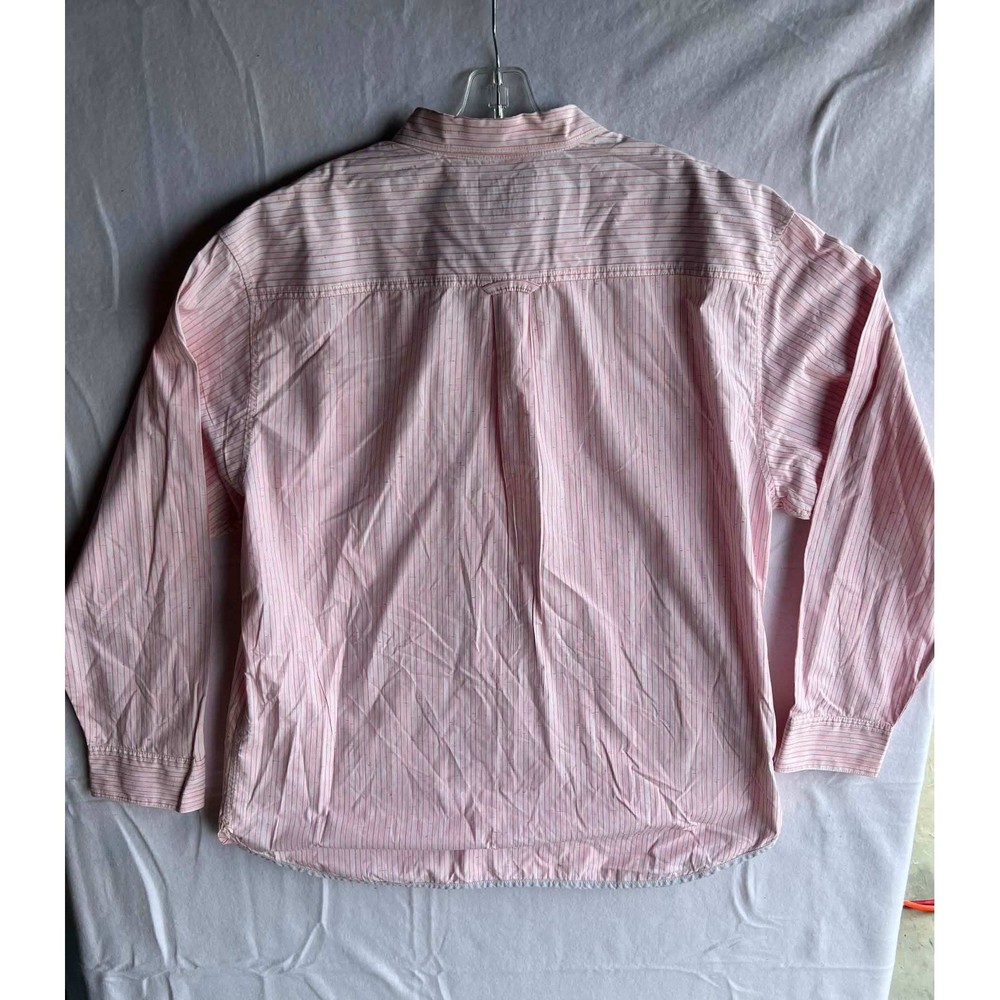 Tommy Bahama Jeans Mens XXL Pink White Striped Cotton 26-05-30