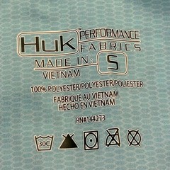 Huk Santiago LS Fishing Shirt Mens Small Pink Check NXTLVL Performance NEW