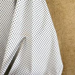 Topman Mens Stretch Skinny Fit Button Up Shirt Size L White Business Casual