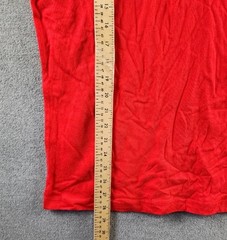 Starter Classic-Fit Embroidered Logo Graphic T-Shirt Men’s L Red Short Sleeve