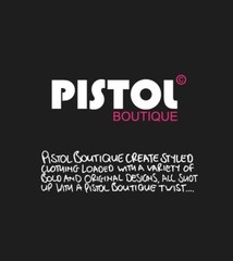 Pistol Boutique Men’s White Scoop Round Neck CHEST SKULL HEART CROSS T-shirt