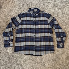 Alpine Design Mens XL Flannel Shirt Button Up Plaid Long Sleeve Outdoor
