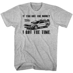 Back To The Future – Got Da Money – Short Sleeve – Heather – Adult – T-Shirt