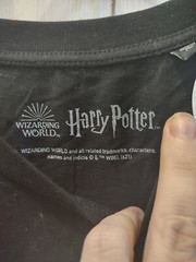 HarryPotter/Wizarding World Graphic T-shirt XL Black ShortSleeve 100%Cotton NWT