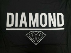 Men’s Diamond Supply Co “Strike” Print T-shirt Black Free Ship