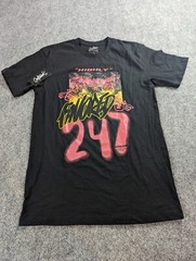 Outrank T-Shirt Men’s M Black Graphic Print 24/7 NWT