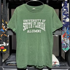 University of South Florida Alumni Men’s T-Shirt Green Size M USF Bulls Vintage