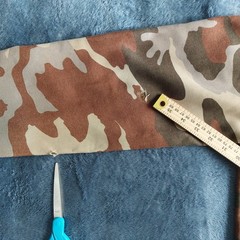 Vtg Cabelas Men’s Woodland Camo USA Outdoor Hunting Button Down Shirt | L Tall