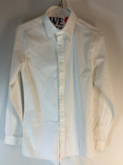 Topman 100% Cotton Slim-fit dress-shirt White Size XS RN125149