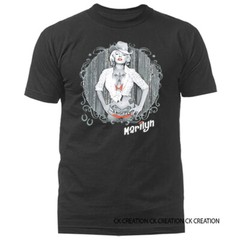 MARYLIN GRAY SWIRLIE Graphic T-shirt Tee