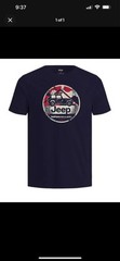 New Jeep men’s Wrangler Navy T-Shirt Short Sleeve Mopar X-Large Official License