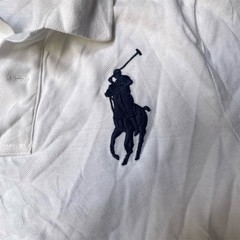 Polo Ralph Lauren Mens Big Pony Skinny Fit Polo Shirt Size Medium White