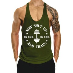 Men Tank Top Gym Tank Top Cotton fit bodybuilding tank top Vest Sport Clothing