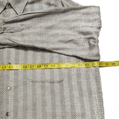 VINTAGE Horst Dusseldorf Flannel Stripes Regular Fit Button Down Shirt Mens XL