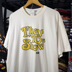 That 70s Show FOX Promo Men’s T-Shirt White Size XL Vintage TV Logo Retro