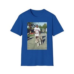 Vintage Mike Tyson Walking His Tiger T-Shirt – Boxing Legend Retro Graphic Tee