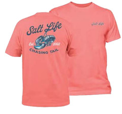 New Salt Life Chasing Tail Crew 100% Punch Salty Saltlife NWT Adult Large NEW