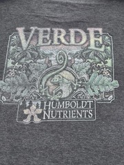 Humboldt Nutrients Epic “Verde” Graphic Gray T-Shirt Mens L Soft (Some Pinholes)