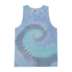Multi-Color Tie Dye Tank Tops Sleeveless T-Shirts Adult S to XXXL Cotton