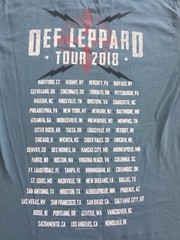 Def Leppard Rock Brigade 2018 Tour Merch Rock Music Adult Graphic T-Shirt Small