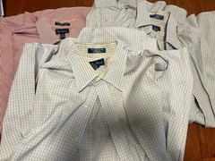 Paul Fredrick Lot of 3 Men’s Button Dress Shirts Size Large 16-36/37
