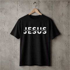 Jesus The Way The Truth The Life T-Shirt Christian Bible Verse Faith Graphic Tee