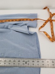 Lululemon Shirt Mens M/L one thing at a time Button Up Long Sleeve Pocket Blue