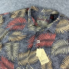 NEW Bamboo Cay 4XL Gray Shirt Resortwear Classic Edition Mens Button Up