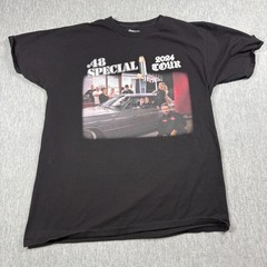 In N Out Burger Shirt Mens L Black 48 Special 2024 Tour Graphic Short Sleeve Te