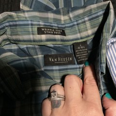 Lot Of 3 Multi Brand Work Dress Shirts Mens Large Button Up Casual