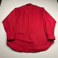 Vintage Polo Ralph Lauren Button Down Mens XXL Red Lowell Sport Wool Long
