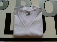 6 NEW PROCLUB V-NECK T-SHIRT COMFORT WHITE BLANK PLAIN PRO CLUB X-LARGE XL 6PC