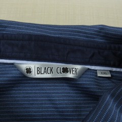 Black Clover Polo Shirt Mens 2XL XXL Blue Stretch Golf Performance Outdoor