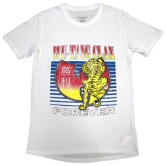 Wu-Tang Clan Tiger T-Shirt White New
