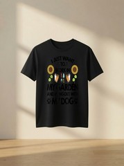 I Just Want to Work in My Garden and Hang Out with Dog Shirt