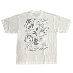 Brand New Mens Vans Dirt Trip T-shirt True White Medium