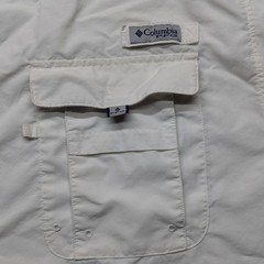 Columbia Shirt Mens 2XT White Bahama PFG Fishing Omni Shade Button Up
