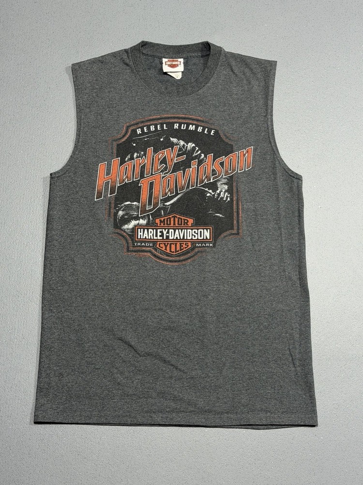 Harley Davidson Buddy Stubbs Arizona Muscle Shirt Mens Medium Cactus Sleeveless