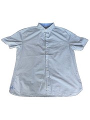 Jos. A. Bank 1905 Men’s Tailored Fit XXL Blue/White Striped Cotton Shirt