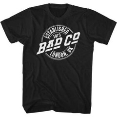 Bad Company Bad Co 1973 UK Adult T Shirt Tour Rock Music Band Merch New Black